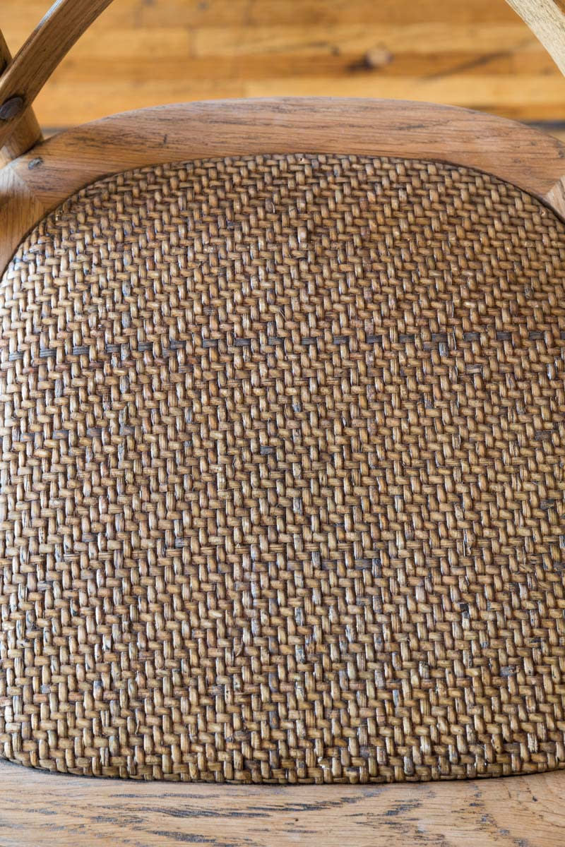 Cross Back Bar Stool