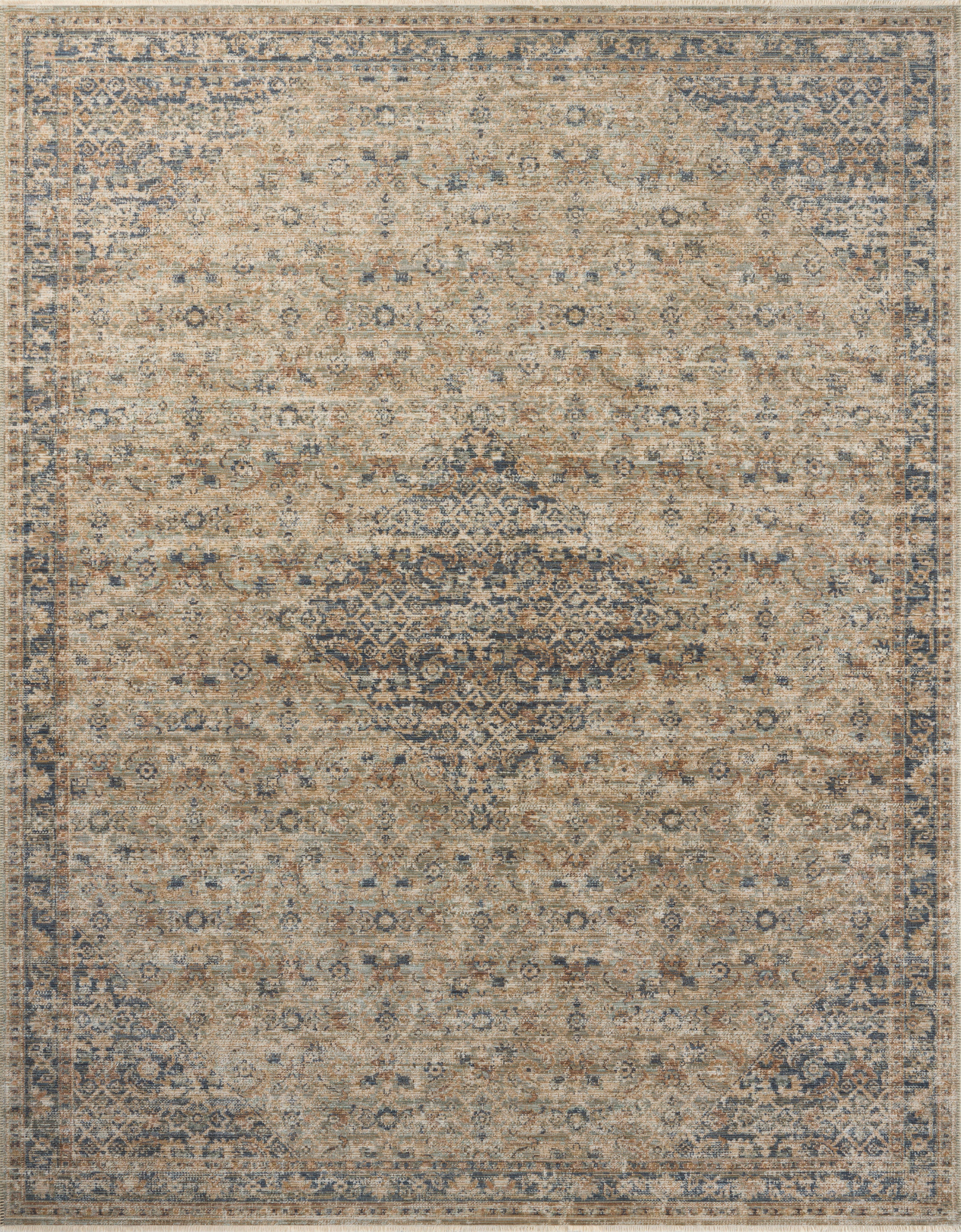 Heritage Sage Navy Rug