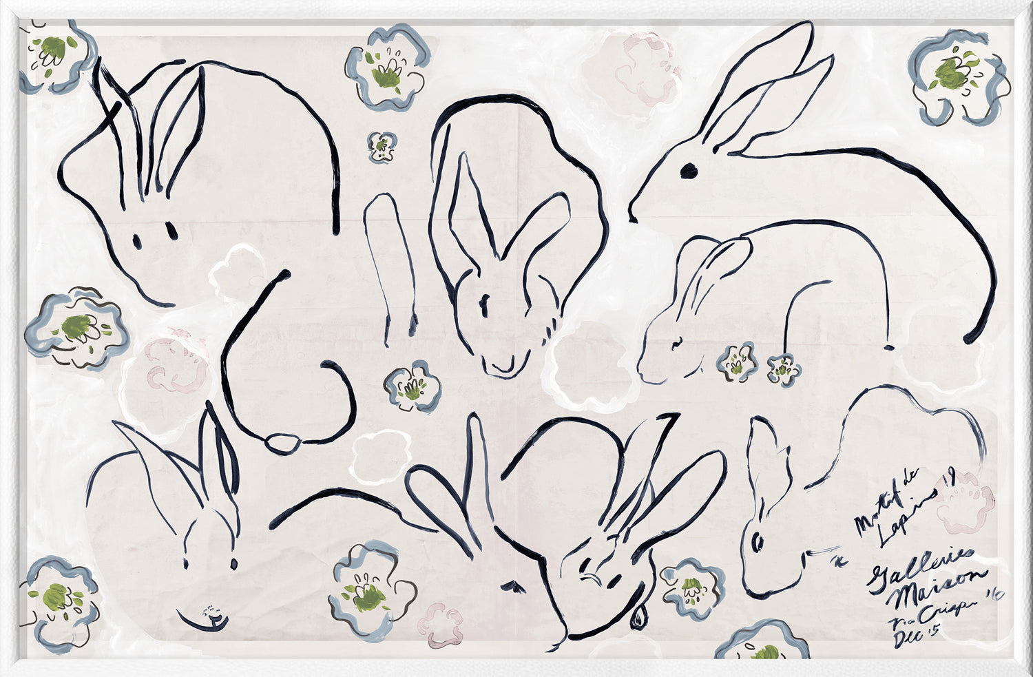 Lapins, Lapins Framed Giclee Art Print