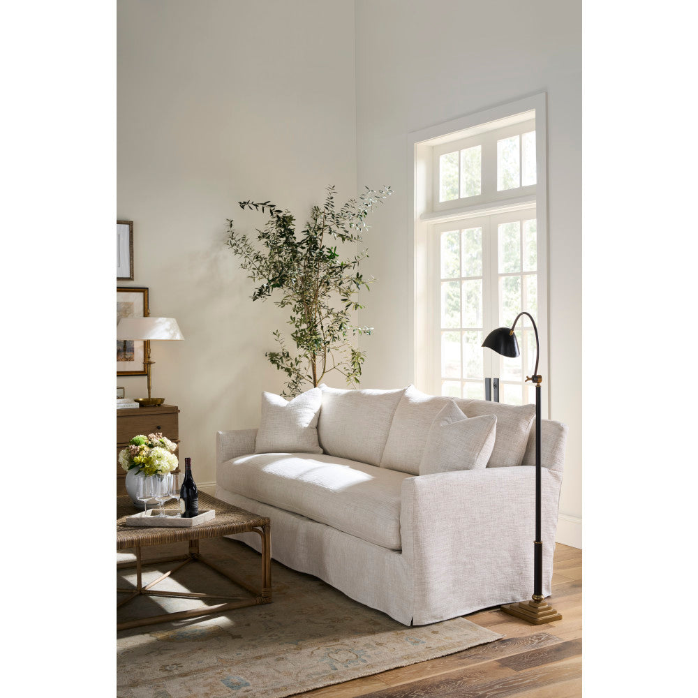 89" Lilah Bench Slipcovered Express Sofa