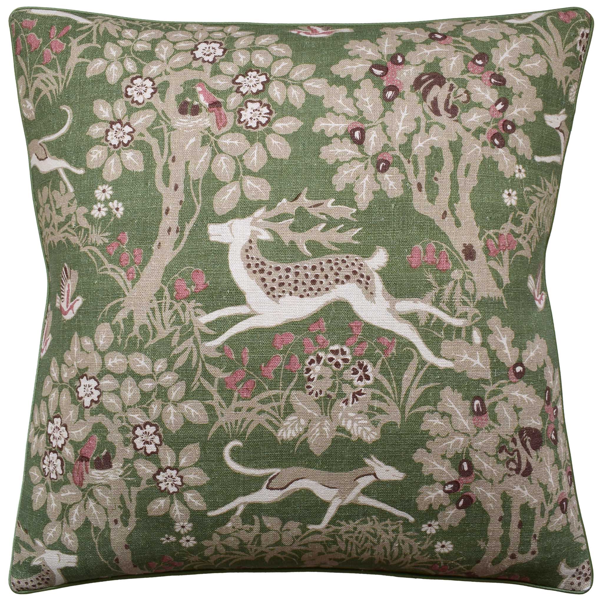 Mille Fleur Juniper Pillow